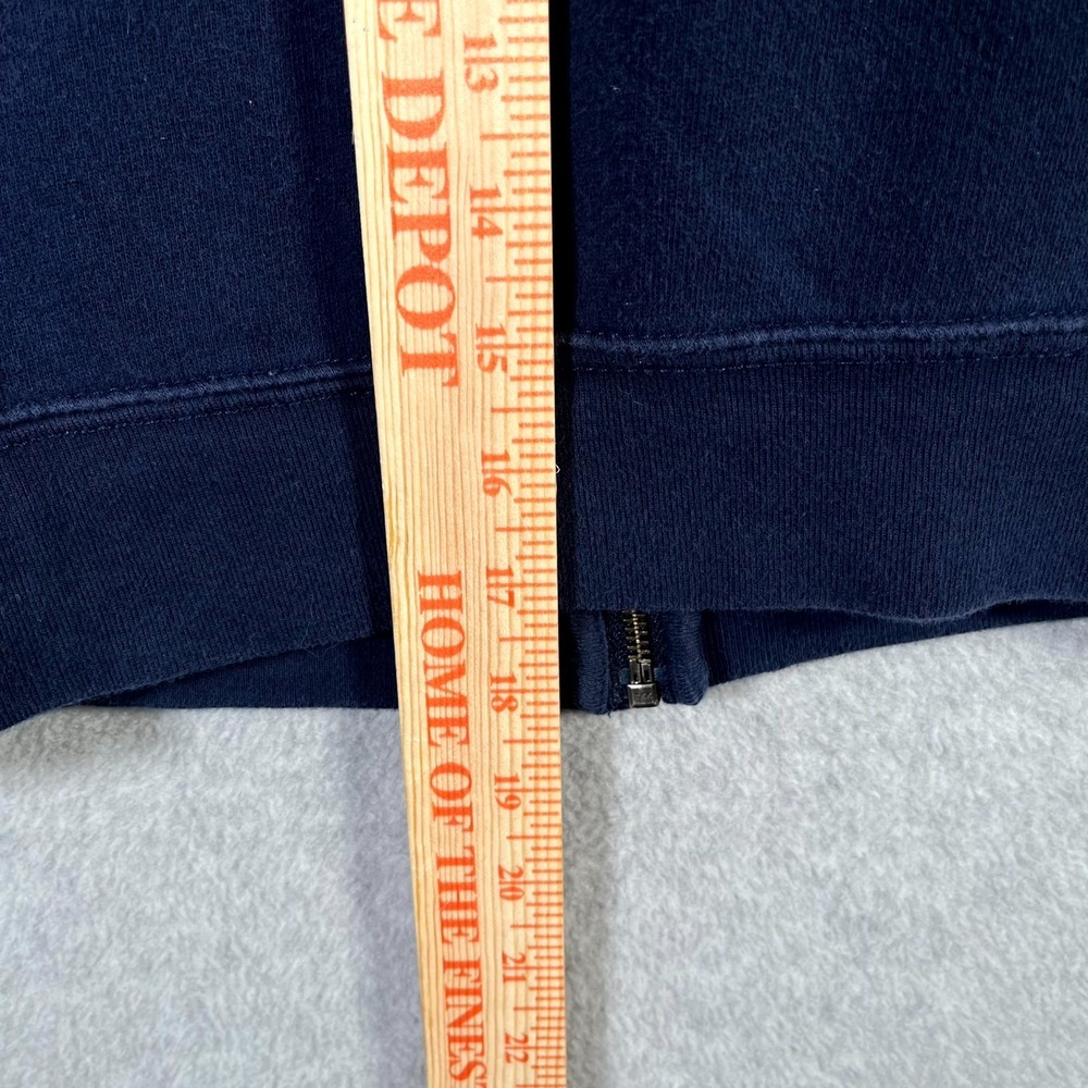Polo Ralph Lauren Hoodie Boys Small Navy Blue Full Zip Fleece Lined Pony Logo - Picture 8 of 8